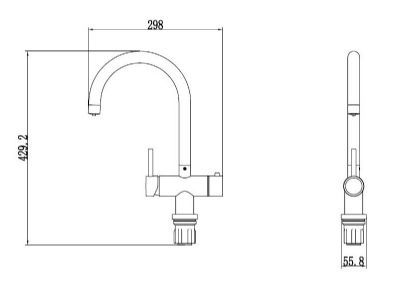 TAILORED HOTSTREAM 3.0 ORCA BLACK 3-IN-1 INSTANT BOILING WATER TAP ONLY (tank & filter not included), 5122 *SPECIAL OFFER* TAILORED HOTSTREAM 3.0 ORCA BLACK 3-IN-1 INSTANT BOILING WATER TAP ONLY (tank & filter not included), 5122 *SPECIAL OFFER*